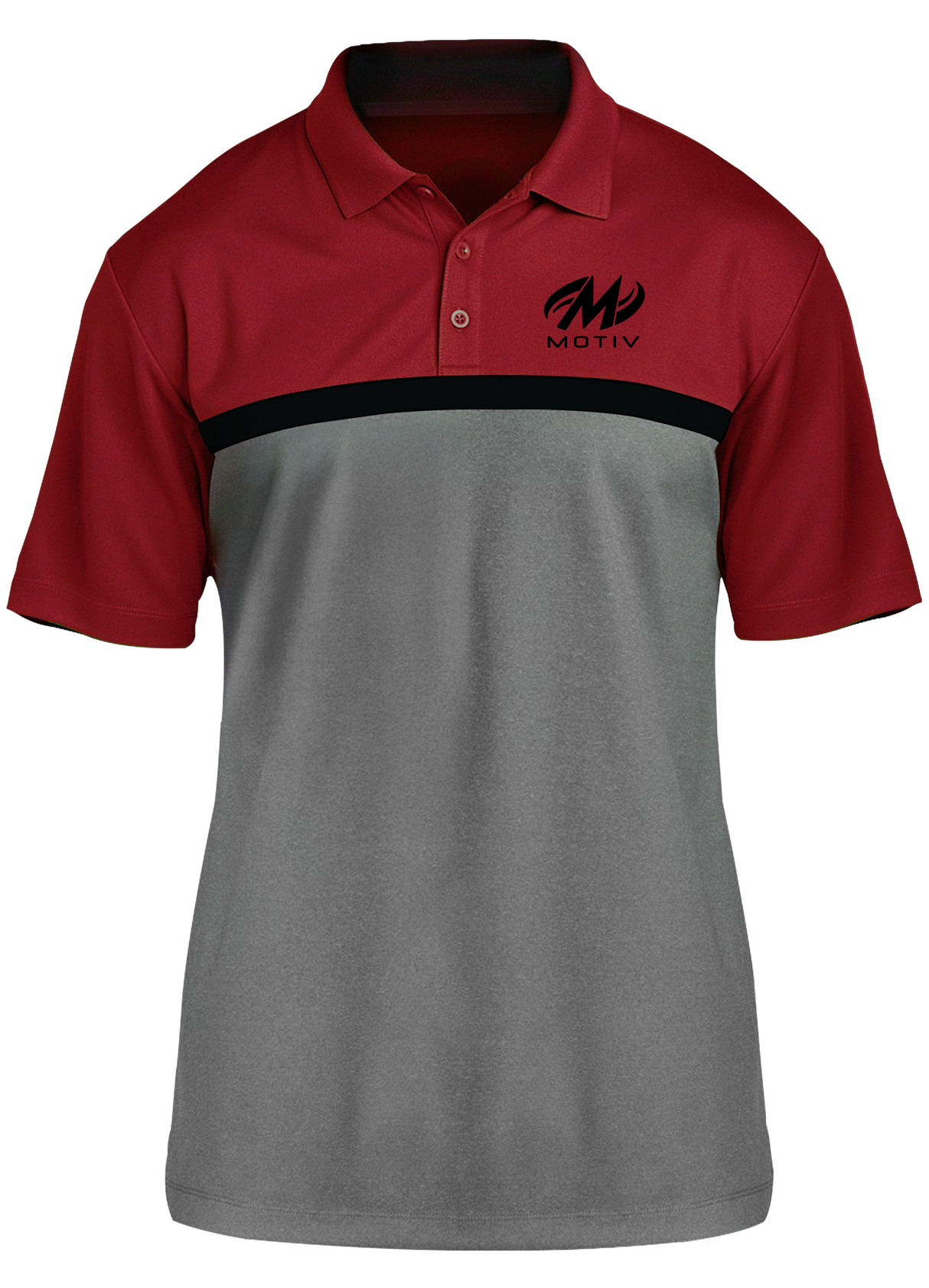 Motiv Competitor Polo Red/Black/Gray