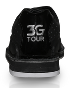 3G Tour Black Bowling Shoes Tour – Our Tour Outsole features a 50% larger EVA wedge that gradually increases towards the heel for improved positioning during the slide and improved comfort. Authentic Buckskin slide frame for consistency and durability as well as improved rubber quality on the traction foot and shoe parts. Removable slide sole and heel that fits all of the 3G spare parts.