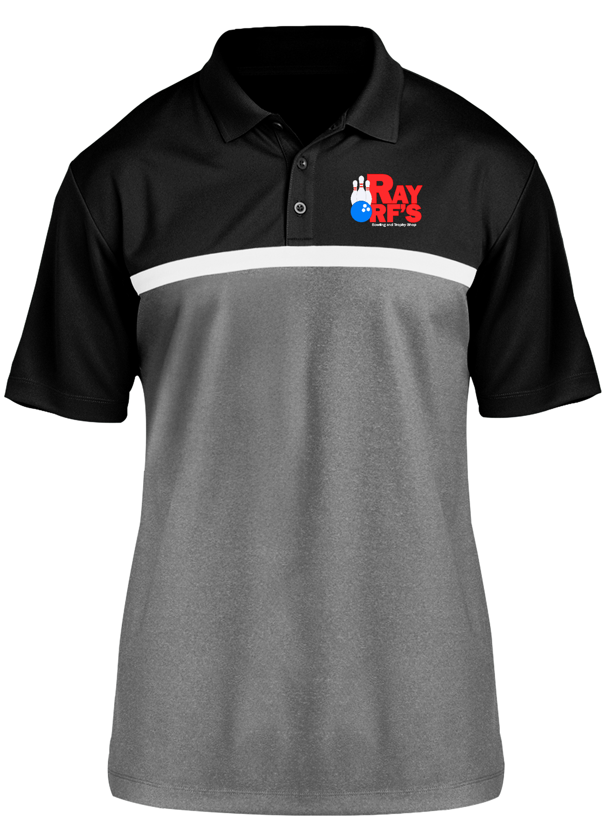 ray-orfs-competitor-polo pro shop and trophy st louis bowler league tournament bowling shirt