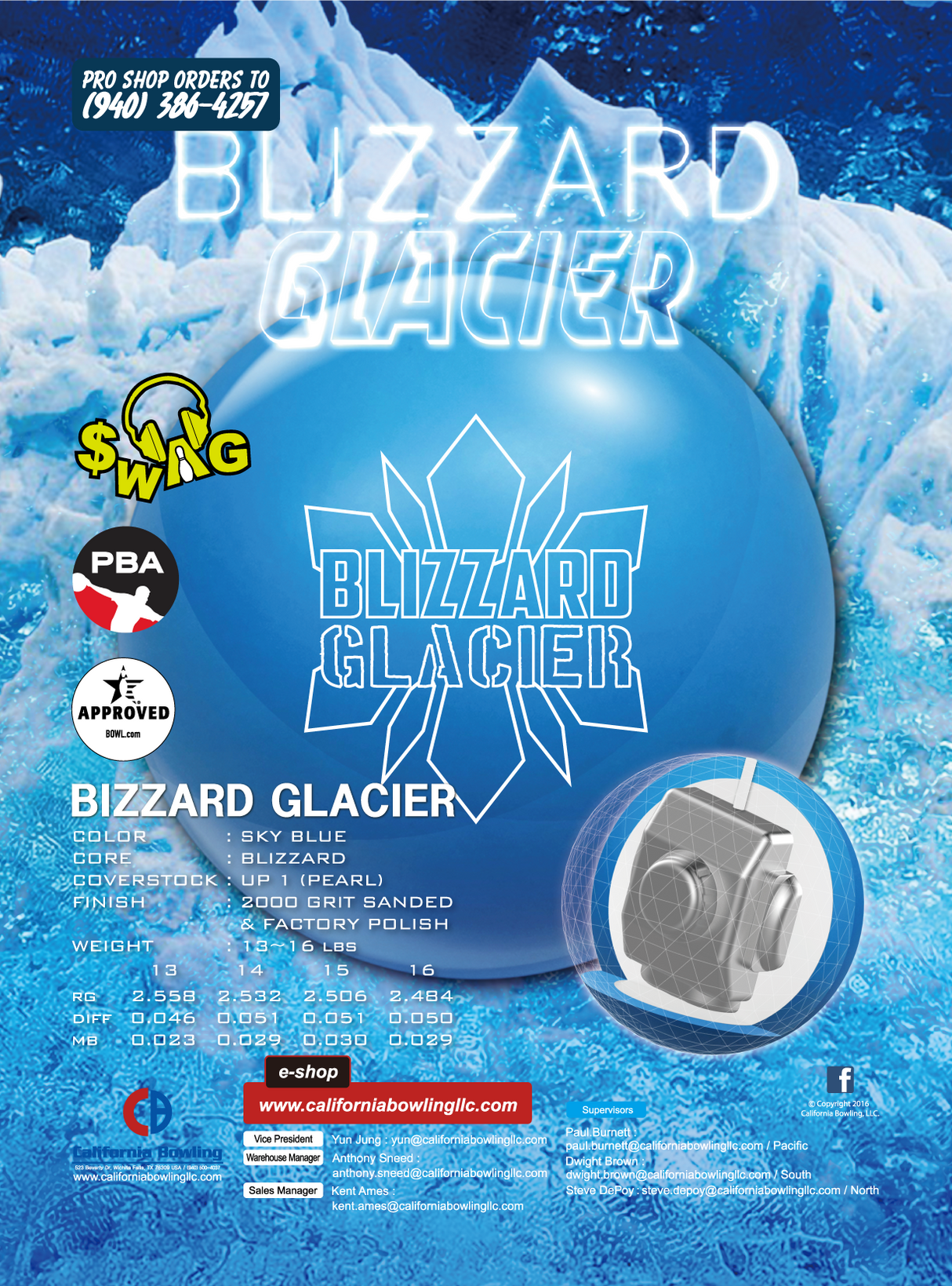 SWAG Blizzard Glacier