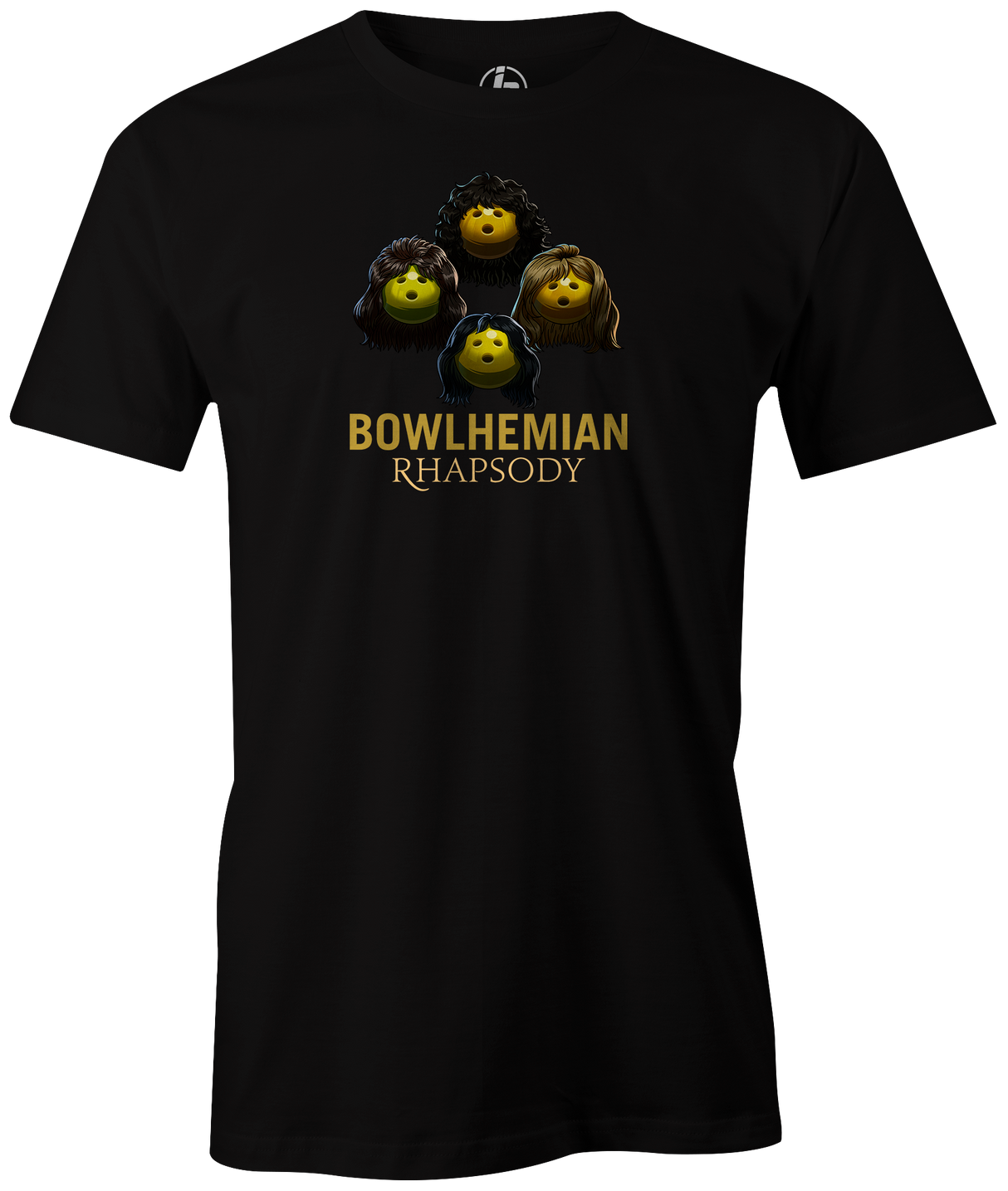 bowlhemain-rhapsody bowler tee shirt bowling shirt bowler league tournament tshirt