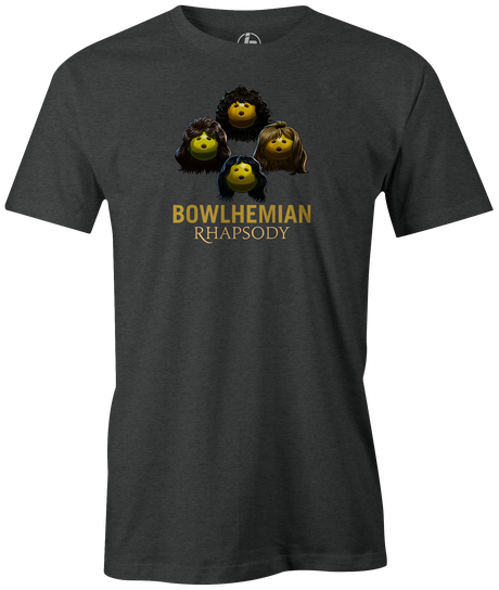 bowlhemain-rhapsody bowler tee shirt bowling shirt bowler league tournament tshirt