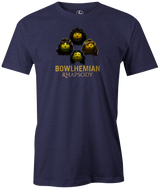 bowlhemain-rhapsody bowler tee shirt bowling shirt bowler league tournament tshirt