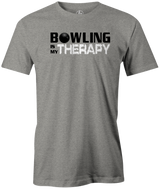 bowling-is-my-therapy bowling-logo-tee-shirt-bowler-tshirt