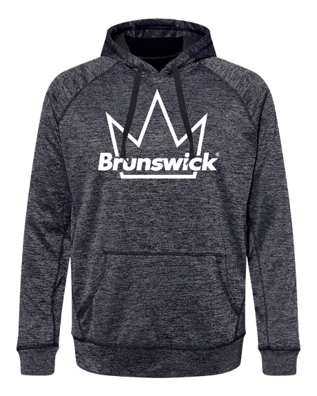 brunswick bowling hoodie pro athlete bohn pba sweatshirt gift for tournament bowlers league play pro shop navy crown