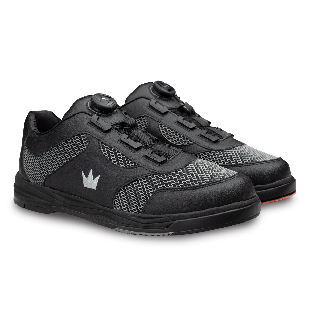 Brunswick Fury Black Bowling Shoes * Sleek synthetic upper * Molded EVA insole for comfort and performance * Extreme cushion comfort with Ortholite footbed * Convenient ATOP dial lacing system