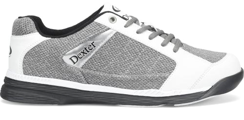 Dexter Wyoming Lt Grey/White  The newest introduction to our DexLite Pro series, designed with sleek, breathable knit. Grey knit teams up with soft, durable PU to give the Wyoming a cool, comfortable upper with a feel-good fit.      Soft, durable man-made PU upper DexLite outsole with defined rubber horseshoe heel Fully fabric-lined with padded tongue and collar Lace to toe upper pattern for a custom fit Molded removable blown EVA footbed S8 microfiber slide soles on both shoes Bowling Shoes