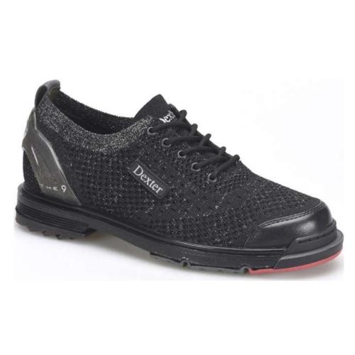 Dexter THE 9 Knit ST Black/Silver Women's Bowling Shoes