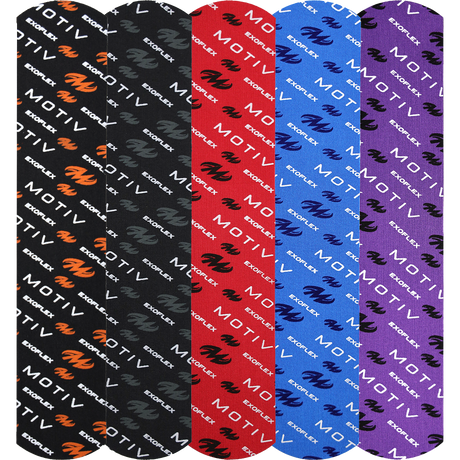 Motiv ExoFlex Kinesiology Athletic Pre-Cut Tape Black/Orange