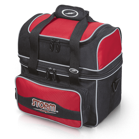 Storm 1 Ball Flip Tote Black/Red Bowling Bag suitcase league tournament play sale discount coupon online pba tour