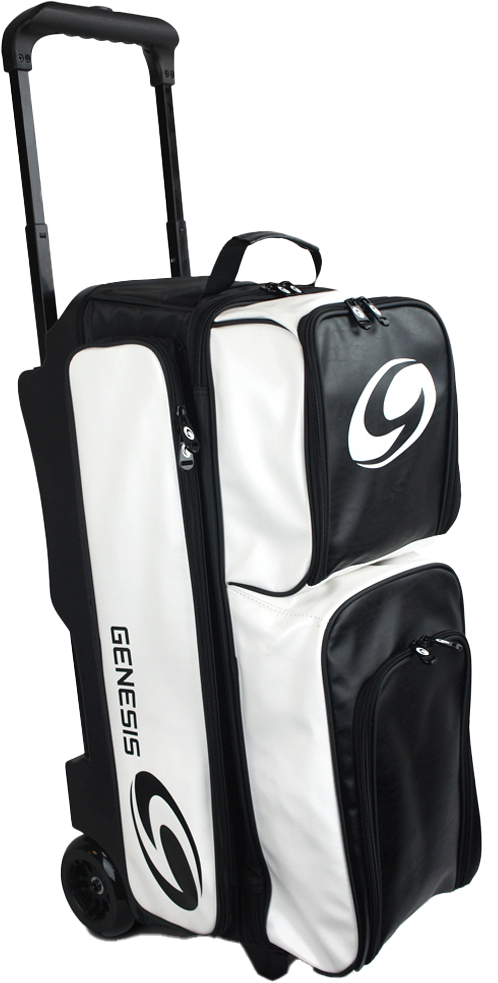 Genesis Carbon Triple Roller White/Black