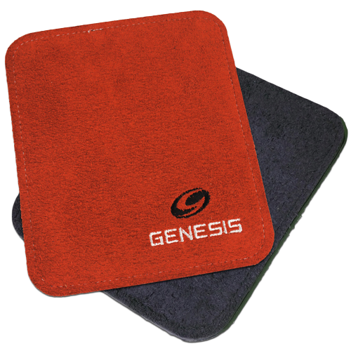 Genesis Pure Pad Buffalo Leather Bowling Ball Wipe Orange