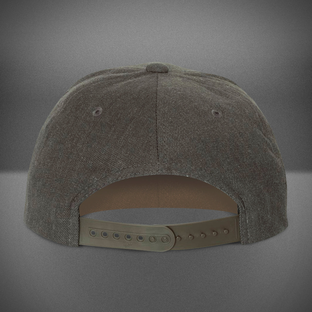 hammer-flat-bill-snapback-cap-dark-heather