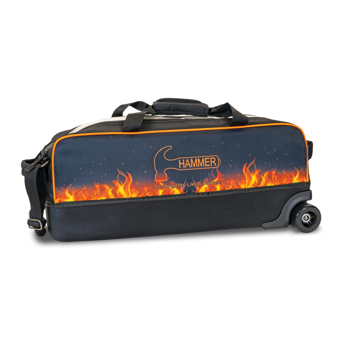 Hammer Flame Dye Sub Triple 3 Ball Tote Bowling Bag suitcase league tournament play sale discount coupon online pba tour