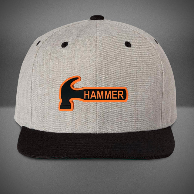 hammer-flat-bill-snapback-cap-heather-black