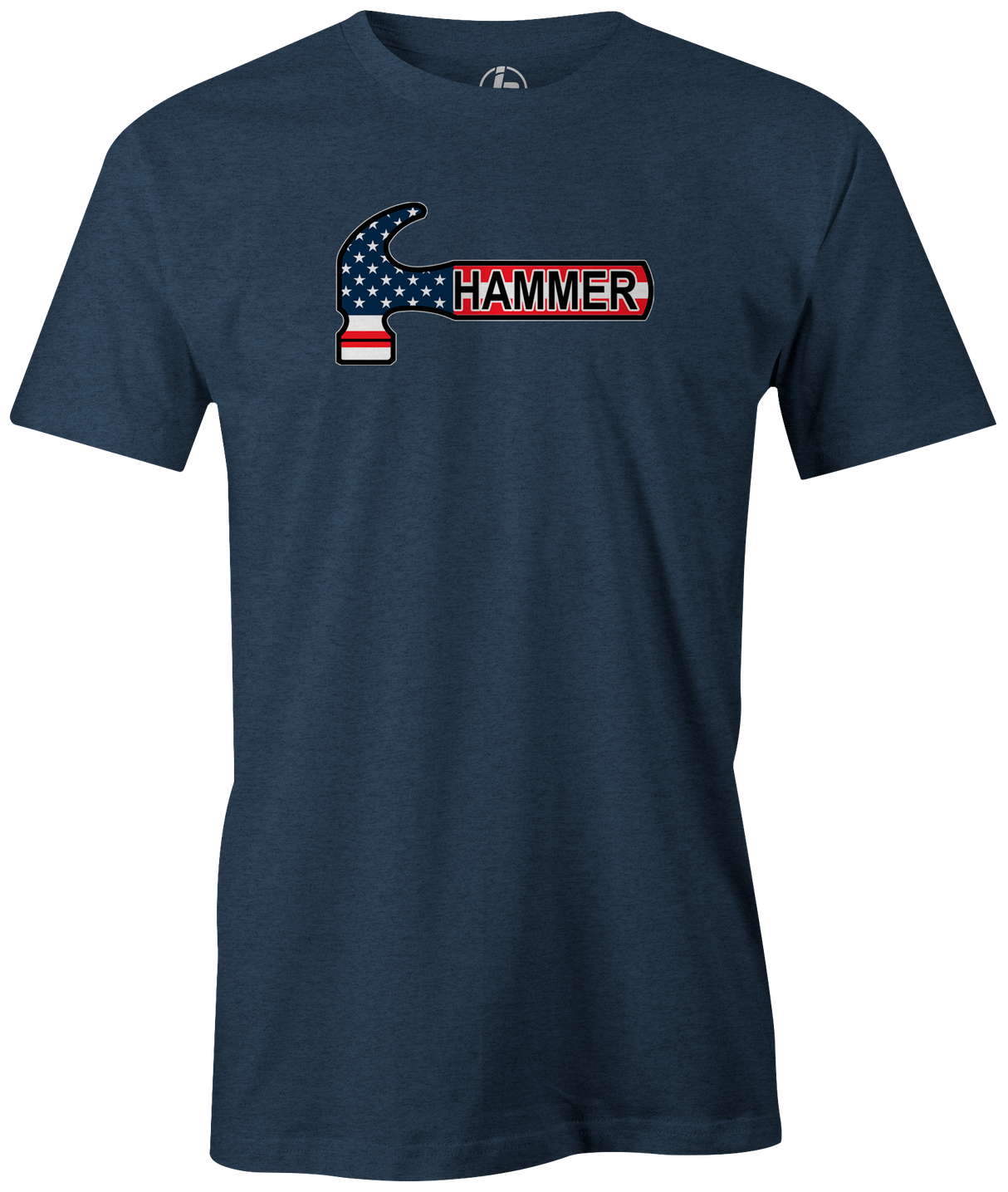 hammer-usa america bowling-ball-logo-tee-shirt-bowler-tshirt american