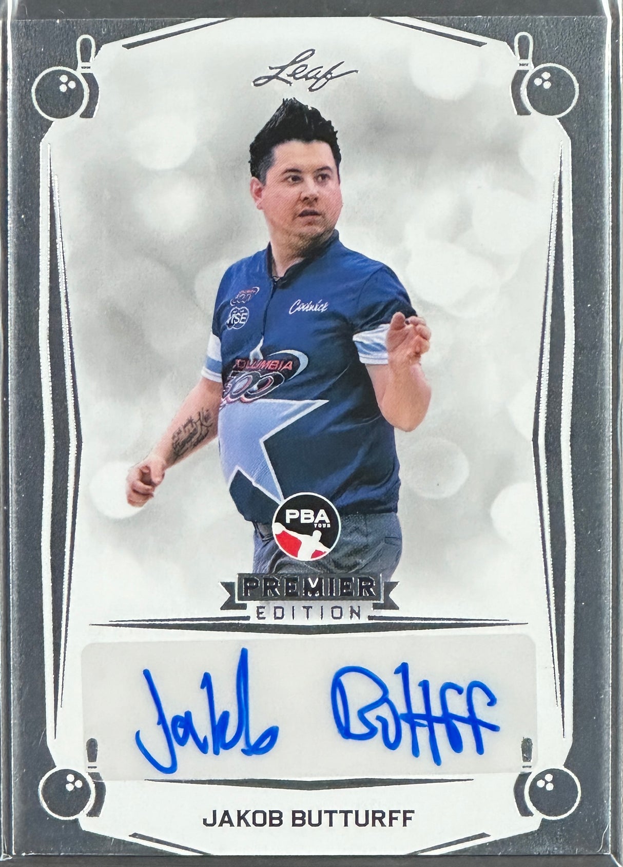 2023 Leaf PBA Trading Card Jakob Butturff Auto