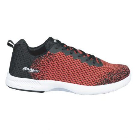 KR Strikeforce Aviator Red/Black Bowling Shoes * Soft, lightweight, breathable knitted upper * NEW Bubble Rubber CMEVA outsole with raised rubber heel pad * #8 White Microfiber Slide Pad on both shoes with FlexSlide Technology&trade * Open Cell Foam Deluxe Footbed * 