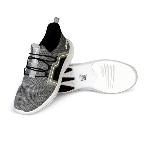 KR Strikeforce Patriot Grey/Black Men's Bowling Shoes