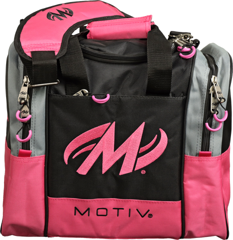 Motiv Shock 1 Ball Single Tote Neon Pink Bowling Bag suitcase league tournament play sale discount coupon online pba tour