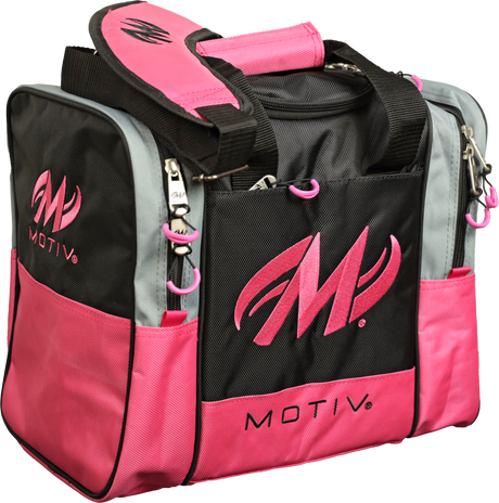 Motiv Shock 1 Ball Single Tote Neon Pink Bowling Bag suitcase league tournament play sale discount coupon online pba tour