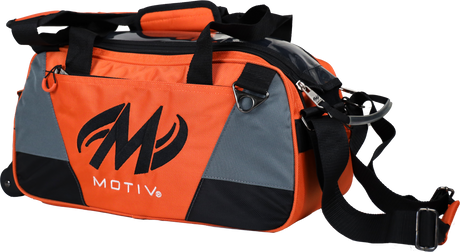 Motiv Ballistix 2 Ball Double Tote Tangerine Bowling Bag suitcase league tournament play sale discount coupon online pba tour