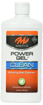 motiv Power Gel Clean has been USBC tested and is acceptable for use anytime. It is an incredibly effective ball cleaning gel. Power Gel Clean utilizes powerful degreasing agents to remove marks, dirt, lane oil, and grime from the bowling ball surface. And, because it is a gel, it works harder and longer to restore ball performance.