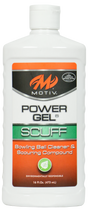 Motiv Power Gel Scuff When used on bowling balls with a polished finish, Power Gel® Scuff will increase surface friction and improve hooking power.