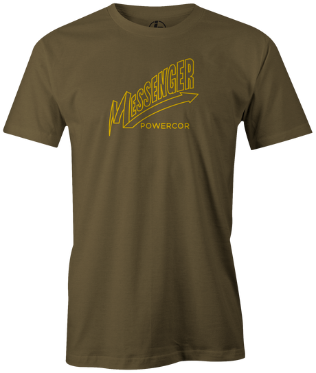 columbia-300-messenger-powercor-pearl-black-gold bowling-ball-logo-tee-shirt-bowler-tshirt