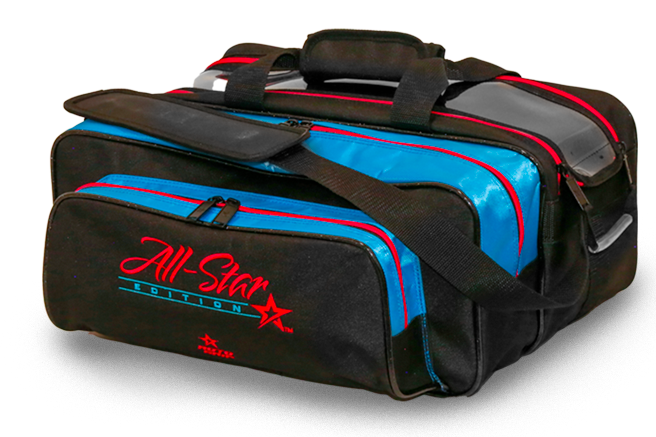 Roto Grip Carryall Double Tote Competitor Black/Red/Blue Bowling Bag