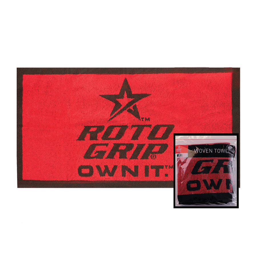 Show your brand loyalty with this Roto Grip woven towel... whether you use it to wipe the oil off your ball or the sweat from your forehead... this sweet towel shows everyone the brand you support!