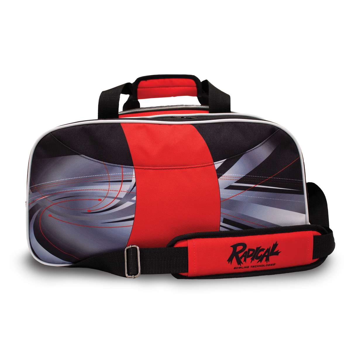 radical two ball double tote bowling bag shoes travel