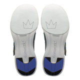 Brunswick Slingshot Royal/White Bowling Shoes * Athletic performance knit * Easy to slip on * No lace fastening system * Extra-light molded EVA outsole * Raised rubber heel for a controlled slide * Pure slide microfiber slide soles on both sides * Superior slide immediately *  * 