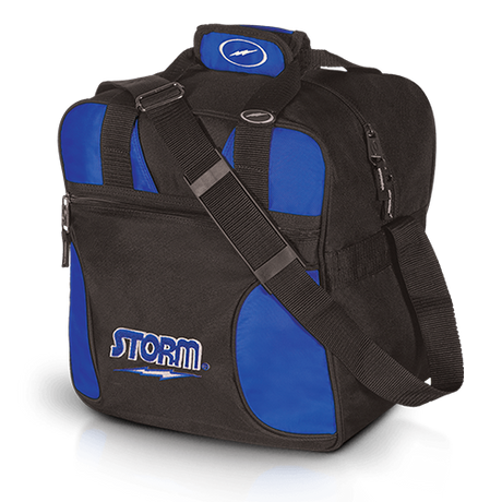 Storm Solo 1 Ball Tote Black/Royal Bowling Bag suitcase league tournament play sale discount coupon online pba tour