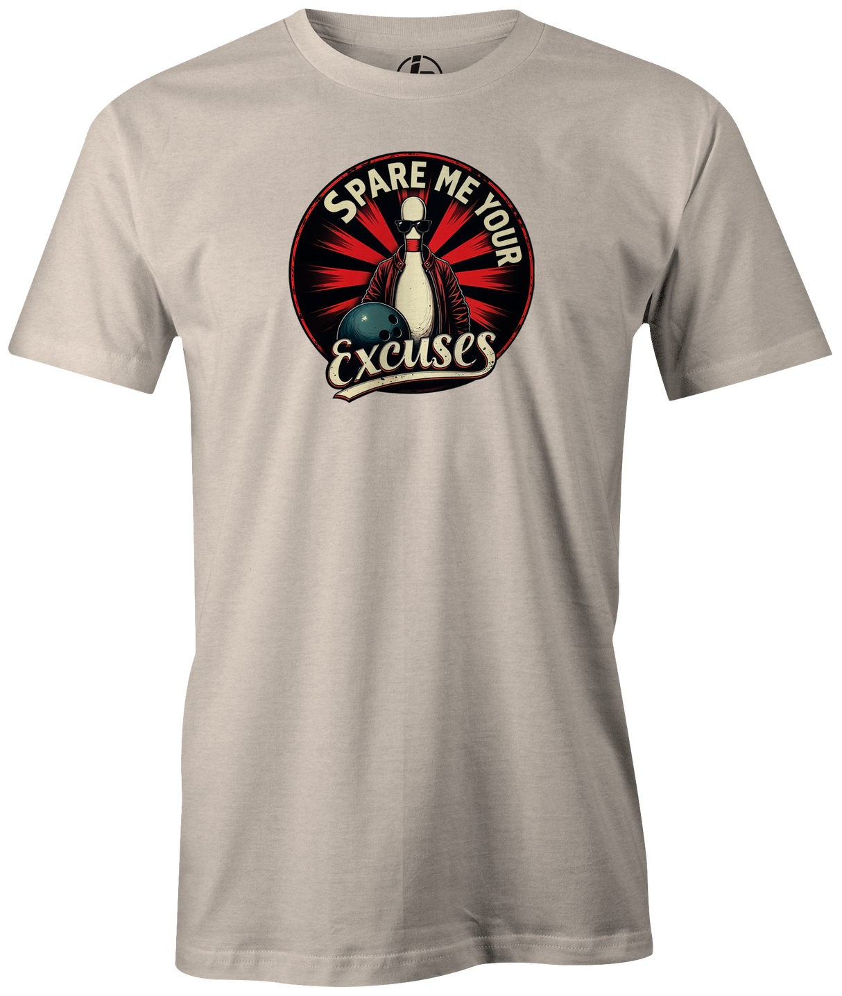 spare-me-your-excuses bowling shirt bowler tshirt league tournament bowl tee