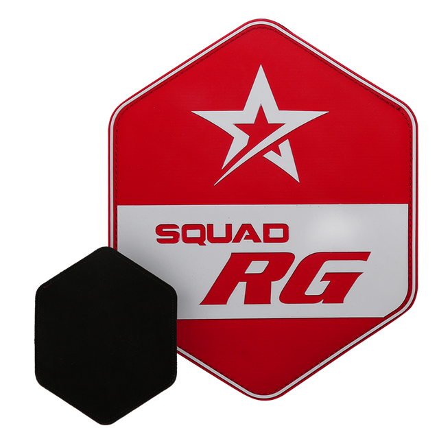 the Squad RG Shammy. Its unique shape along with the rubberized logo side make it easy to grip the shammy while wiping the excess oil off your ball. While the shammy side is made of the same leather material our other Roto Grip shammy’s are made of.