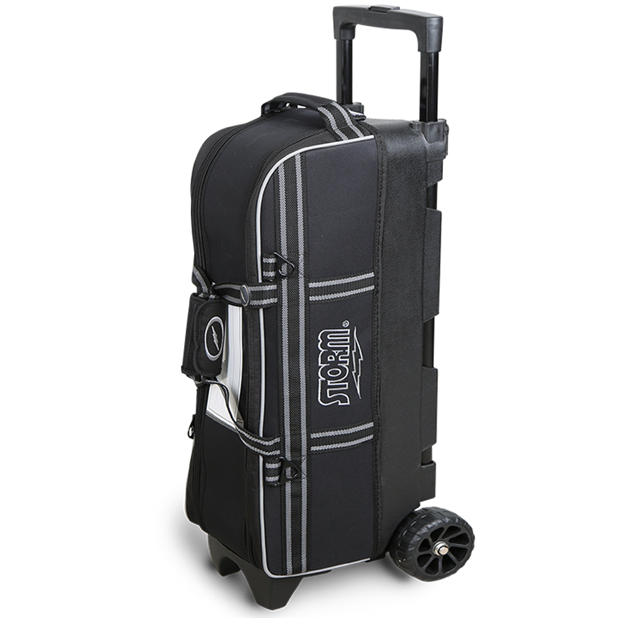 Storm 3 Ball In-Line Triple Roller Black Bowling Bag – Inside Bowling