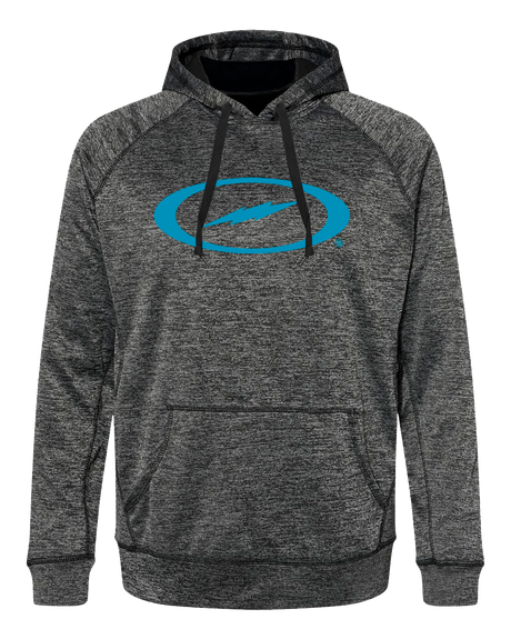 storm electic blue oval bolt hoodie