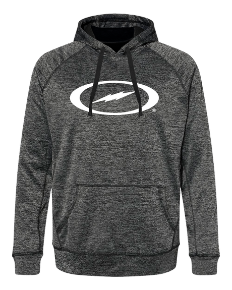 storm oval bolt performance hoodie white bowlers company