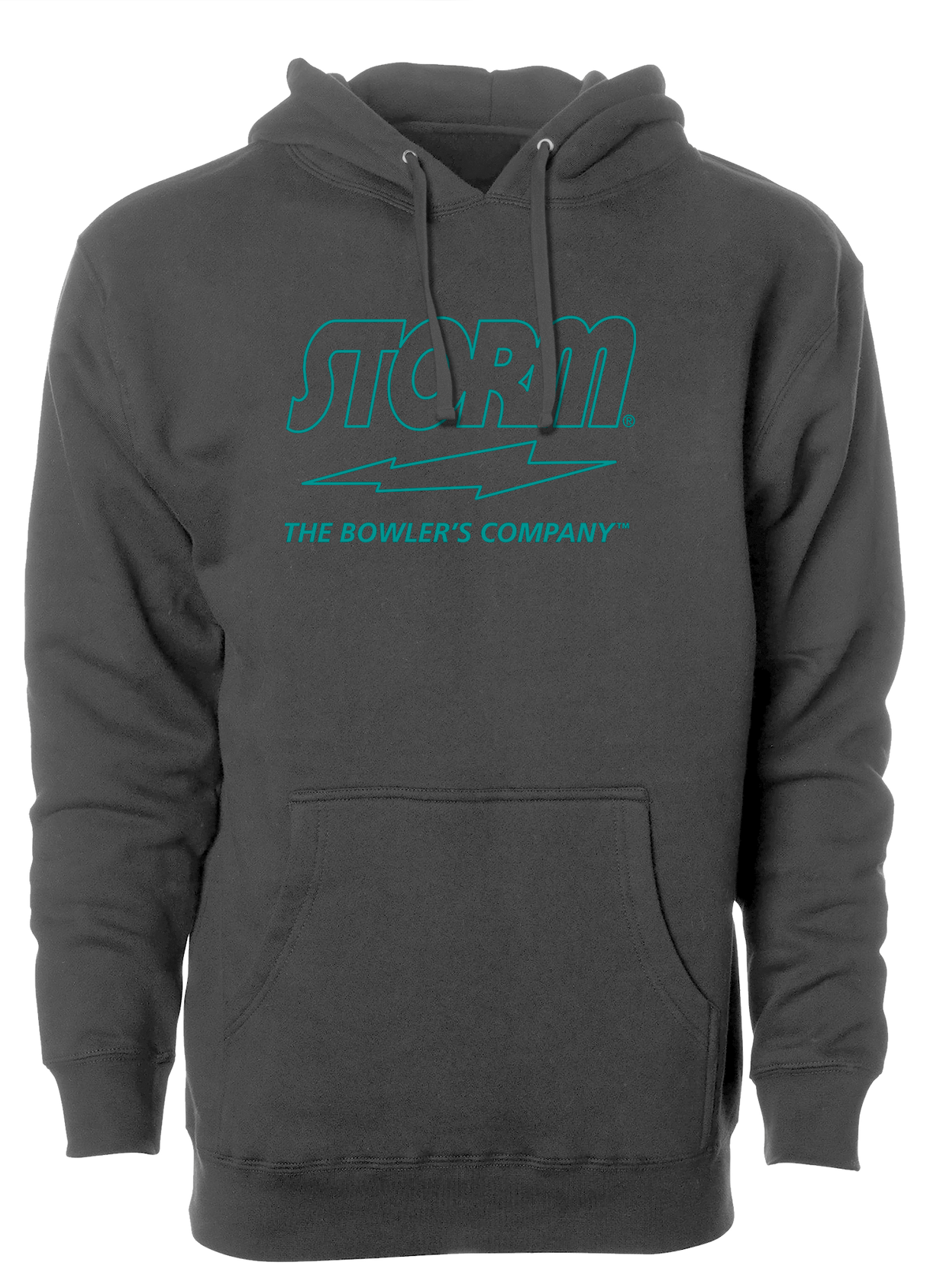 Storm "The Bowler's Company" Hoodie Teal Outline