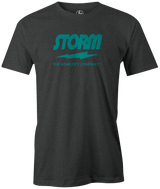 storm the bowlers company nation t-shirt tee practice jersey pba bowling utah teal black belmonte weber pete bill chrisman sale leader champion thunder road hyroad  charcoal