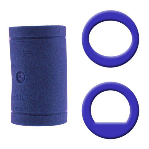 Turbo Quad Classic Finger Grips - Blue - Power Lift / Oval