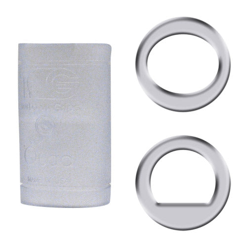 Turbo Quad Classic Finger Grips - Clear - Power Lift / Oval