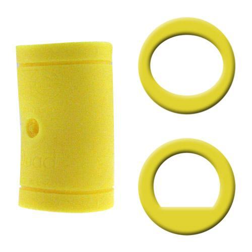 Turbo Quad Classic Finger Grips - Yellow - Power Lift / Oval