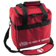 Vise 1 Ball Tote Bowling Bag Red