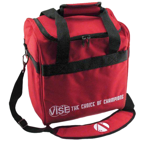 Vise 1 Ball Tote Bowling Bag Red