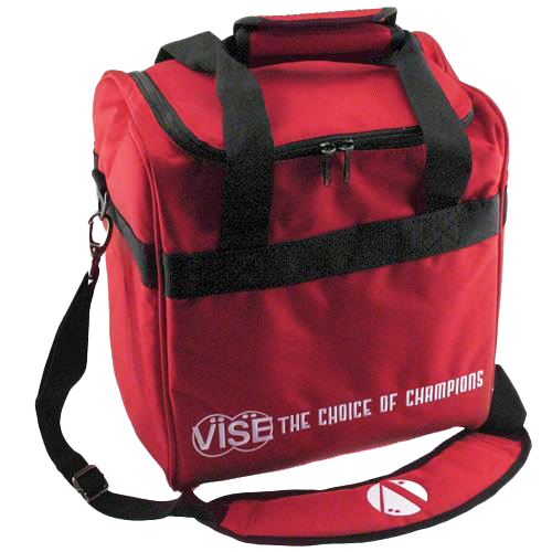 Vise 1 Ball Tote Bowling Bag Red