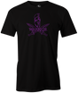 tee shirt ebonite bowling ball warrior black purple shirt tshirt tee shirt