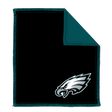 NFL Shammy Philadelphia Eagles Ultimate oil removing pad Leather on both sides Restores tacky feel for better ball performance Embroidered logos 8" x 7.5"