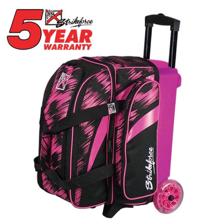 Cruiser Scratch double roller bowling ball bag